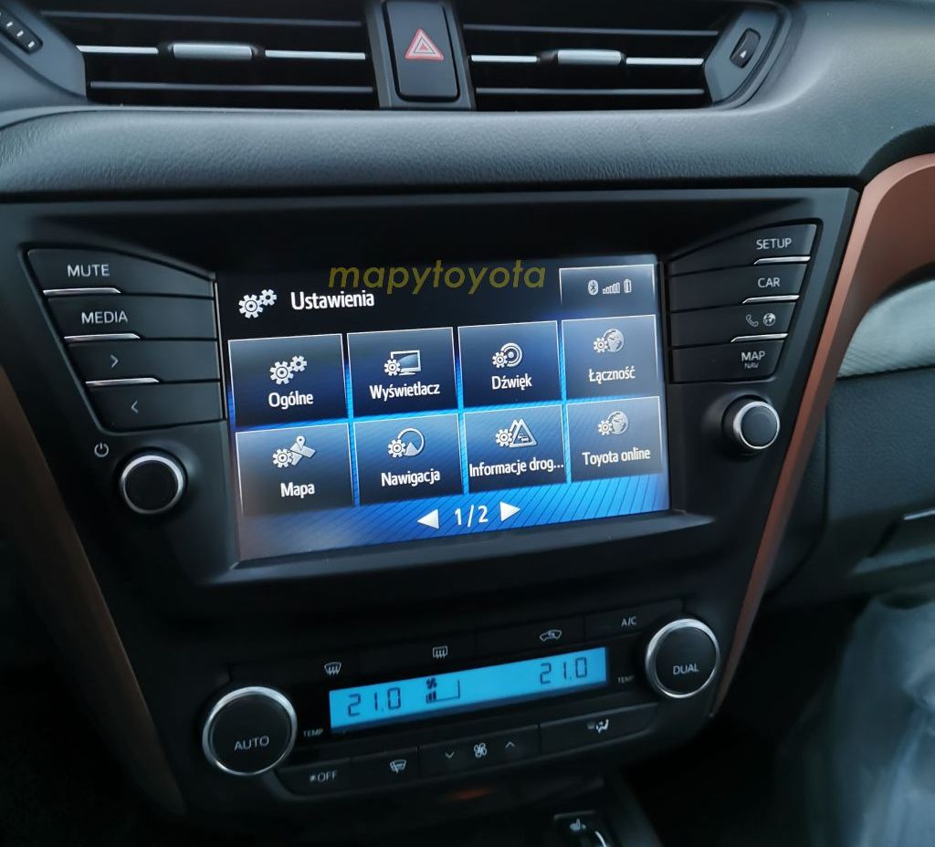 Toyota Touch 2 With Go - 2021V2 | Mapytoyota.pl