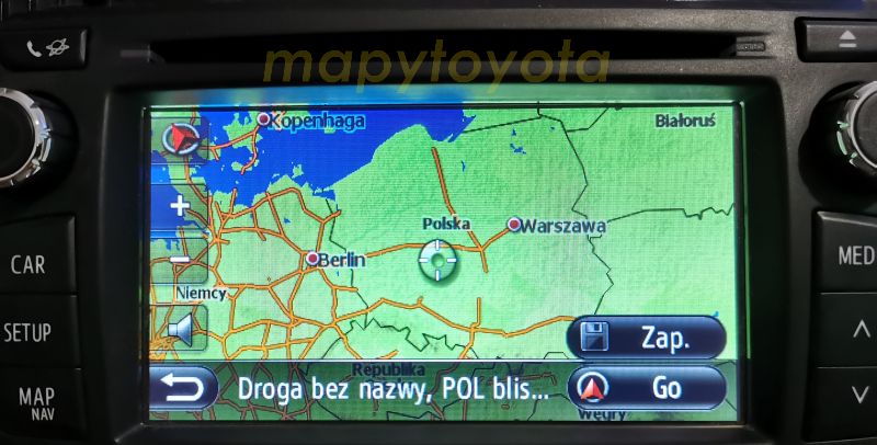 Toyota Touch & Go 2021v1 mapytoyota.pl
